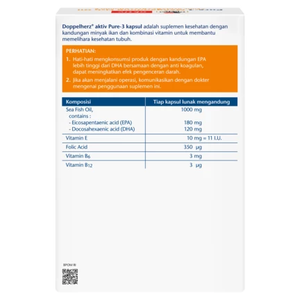 Doppelherz aktiv Pure-3 Tampak belakang