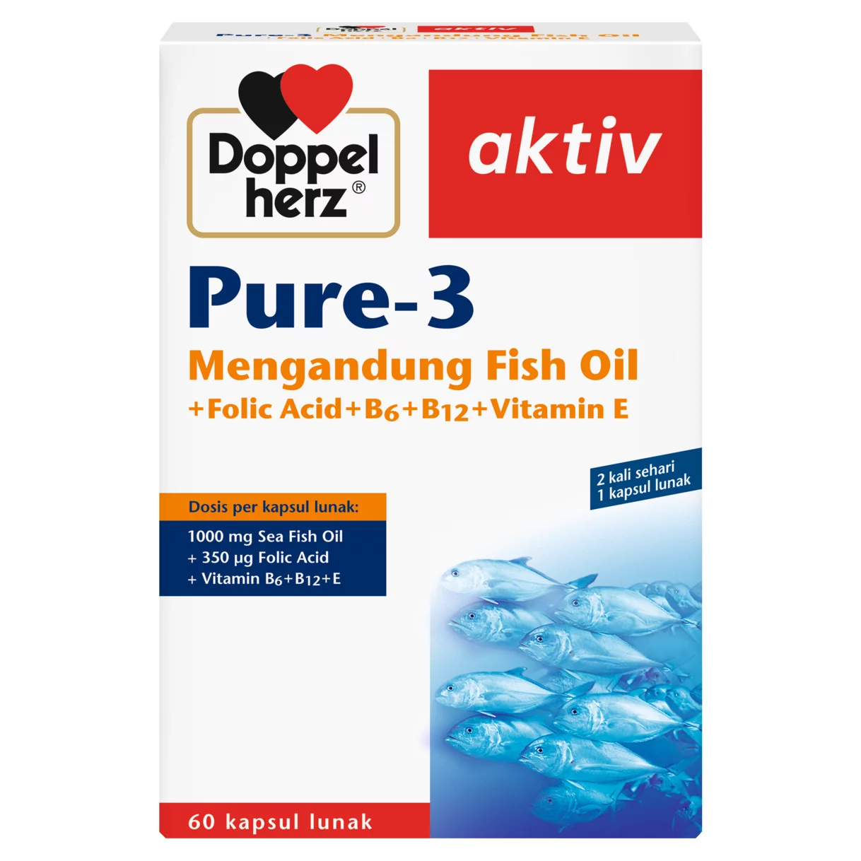 Doppelherz aktiv Pure-3 Tampak depan